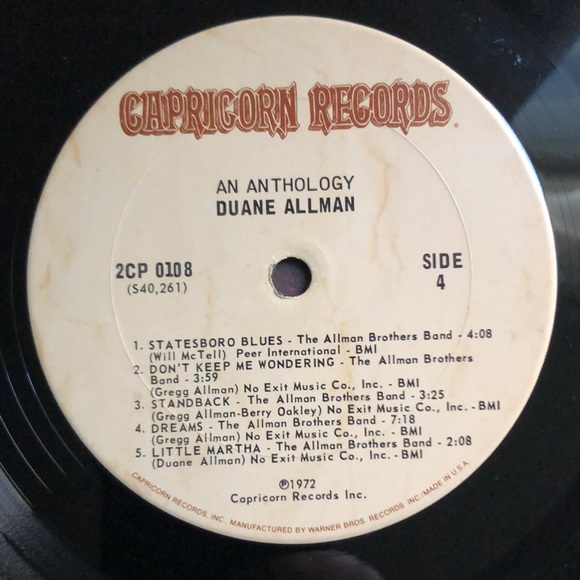 Duane Allman An Anthology Double Vinyl Lp Set '72 - Picture 11 of 13